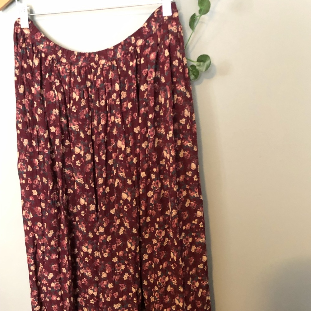 Boho style long skirt